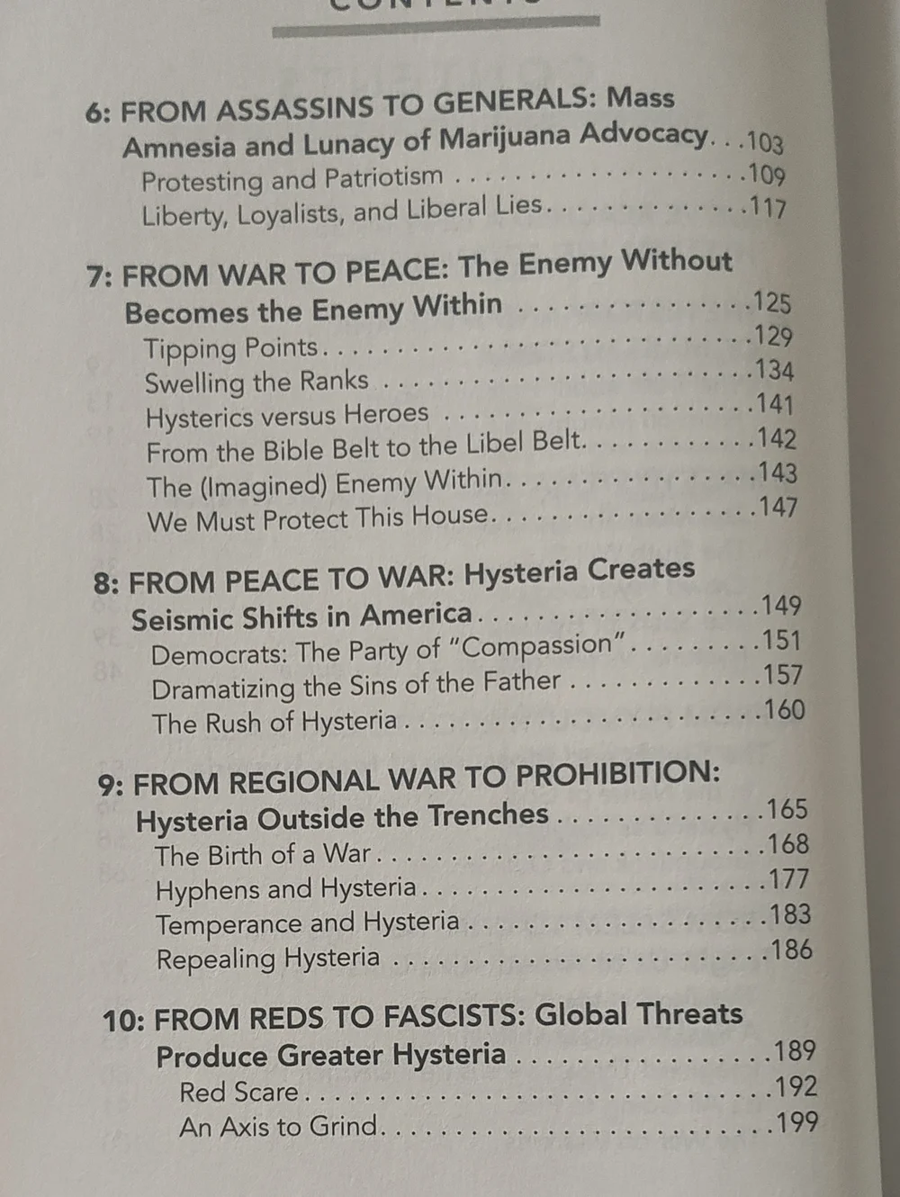 FALL READING: STOP MASS HYSTERIA